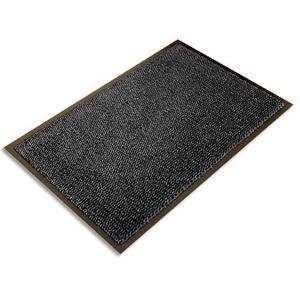 Floortex - Tapis d'accueil Ultimat gris 90 x 150 cm - Vinyle, nylon et fibres renforcées - Épaisseur 9 mm_0