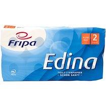 FRIPA PAPIER TOILETTE EDINA, 3 COUCHES, EXTRA BLANC - LOT DE 4