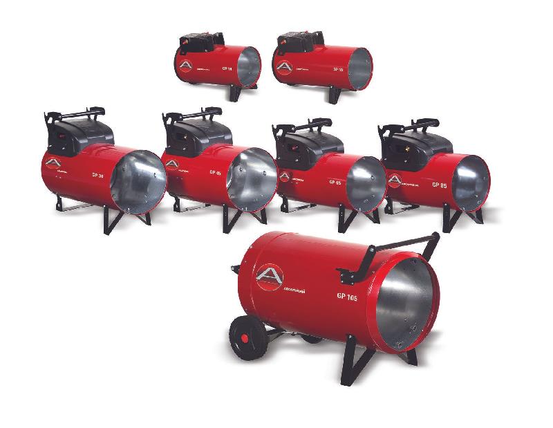 Générateur d'air chaud à gaz propane - GP65, GP85, GP105 - à combustion directe avec sécurité et contrôle de flamme_0