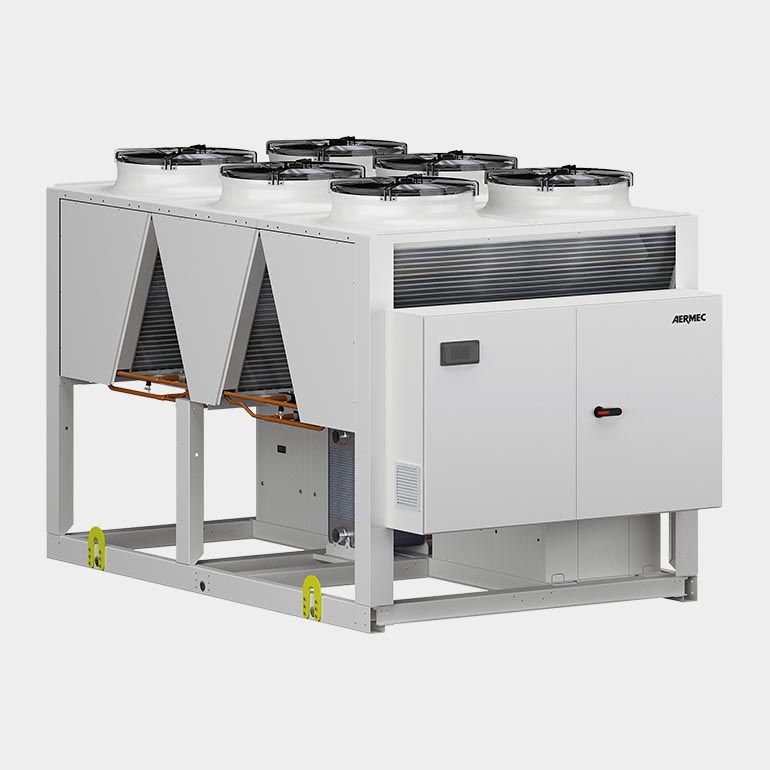 Groupe d'eau glacée NRG 0800 / 2400 - Aermec France - 226.00 à 726.00 kW - Installation extérieure - Réfrigérant R32_0