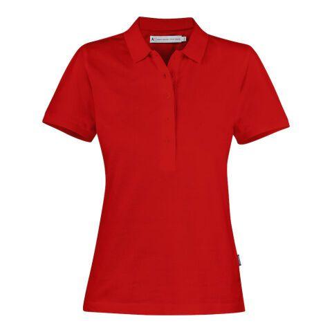 JAMES HARVEST NEPTUNE POLO PIQUE FEMMES ROUGE - TAILLE L