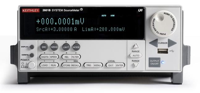 SOURCEMÈTRE SMU, 1 VOIE, 100FA, 40V, 3A (10A DC DE PULSE), 40 W - KEI2601B