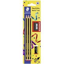 KIT DE CRAYONS ANNIVERSAIRE NORIS, CARTE BLISTER - LOT DE 5