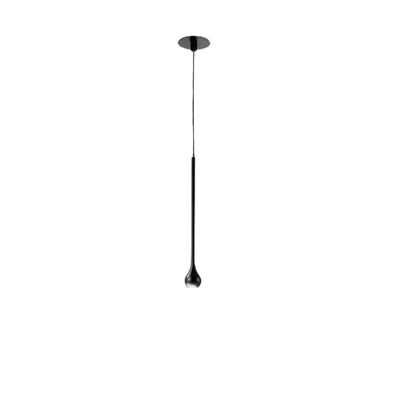 Lampe À Suspension Ursula Sp/I Noir - Suspension Encastrable Led 5W 3000K 255Lm Faisceau 24° Ip20 Cadre Aluminium - Gea Luce - noir URSULA SP/I - NERO_0