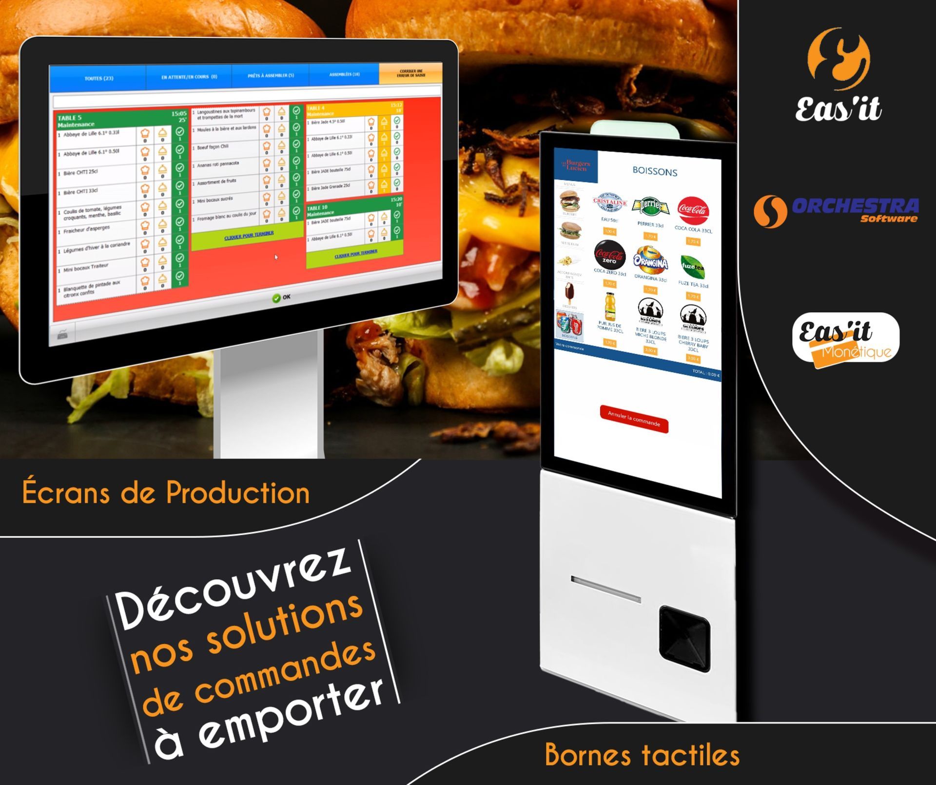 Logiciel de caisse Orchestra Software - Vente à Emporter - Interface intuitive et gestion avancée_0