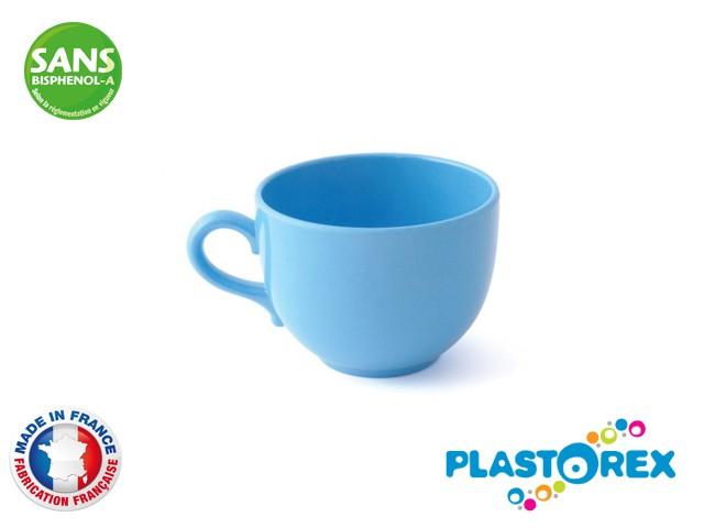 MAXI TASSE MELAMINE BLEUE 62 CL DIAM 12,4 - 9,1 CM