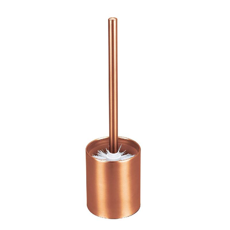 MSV - Porte-brosse WC avec brosse en acier inoxydable, couleur cuivre - multicolore inox 143426_0