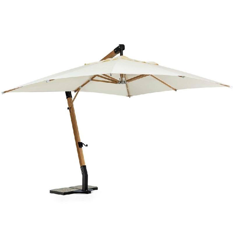 Parasol déporté Capua Noveaux écru 3 x 4 x 3,2 m_0