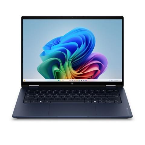 PC PORTABLE HP OMNIBOOK X FLIP NG AI PC 14-KB0012NFX 14'' ECRAN TACTILE OLED INTEL CORE ULTRA 5 16 GO RAM 512 GO SSD BLEU