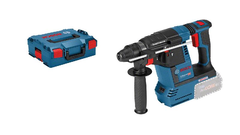 Perforateur sds plus 18v gbh 18v-26 (sans batterie ni chargeur) + coffret l-boxx - BOSCH - 0611909001 - 714600_0