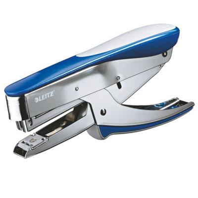 PINCE AGRAFEUSE LEITZ 5548 - UTILISE LES AGRAFES 24/6 ET 26/6 - BLEU - 30 FEUILLES