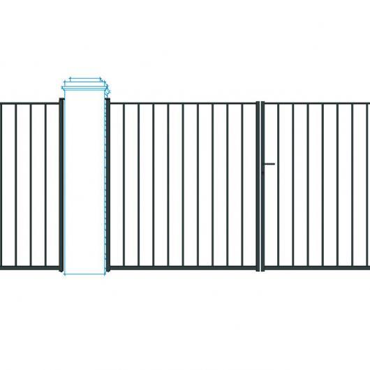 Portail - portillon droit malte_0