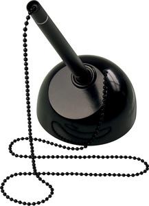 PORTE-STYLO 'THE HEAVY BASE', AVEC CHAÎNE, NOIR