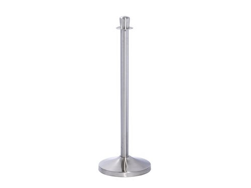 POTEAUX DE SÉPARATION ROYAL EN INOX BROSSÉ, Ø 320 MM X 950 MM – 2 PIÈCES