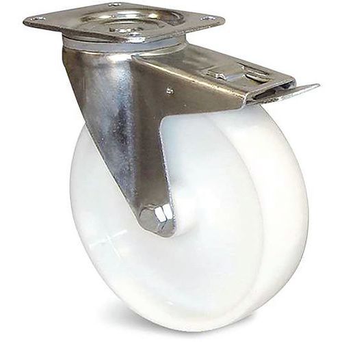 ROULETTE PIVOTANTE À DOUBLE BLOCAGE Ø 125MM - 280 KG - GUITEL