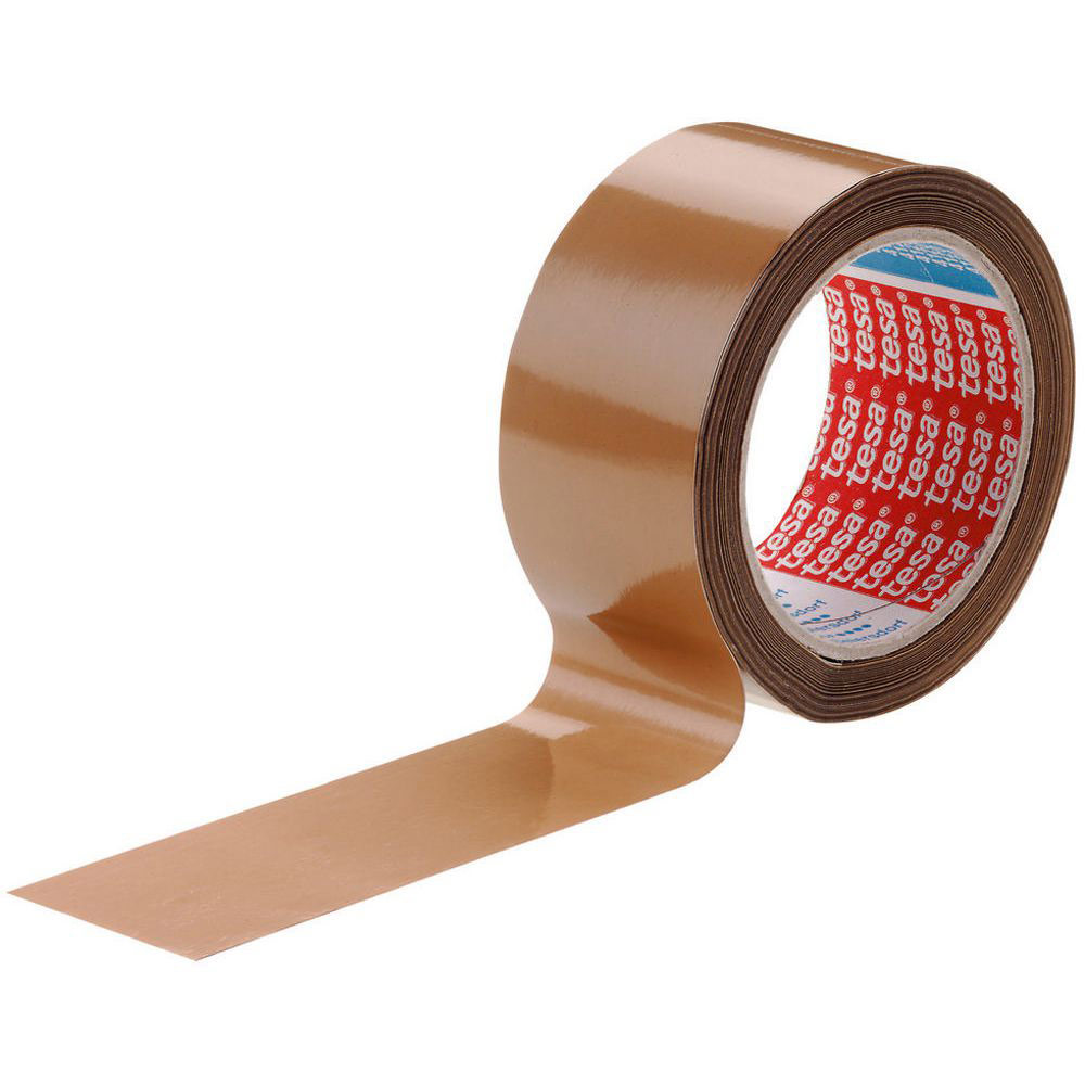 RUBAN ADHESIF D'EMBALLAGE TESA 4089 - POLYPROPYLENE - HAVANE - 46 MICRONS - 50 MM X 100 M - LOT DE 6