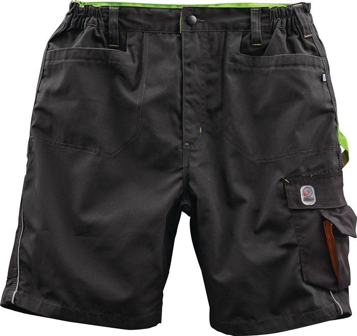 Short pour homme taille 52 noir/limette 65 % PES / 35 % coton TERRAX_0