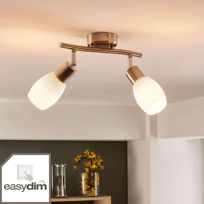 LINDBY ARDA SPOT LED, VERRE, À DEUX LAMPES