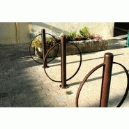 Support vélo Classico - largeur 700 mm - hauteur 1000 mm - couleurs au choix sur nuancier RAL_0