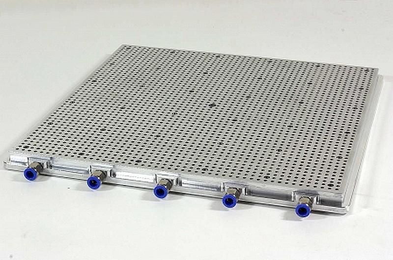 Table aspirante GAL 5050 - Aluminium massif - Surface aspirante 500 x 500 mm - Usinages à couples élevés_0
