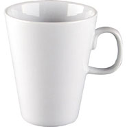 Tasse haute en porcelaine hôtelière blanche – Olympia – 34cl, résistante et empilable_0