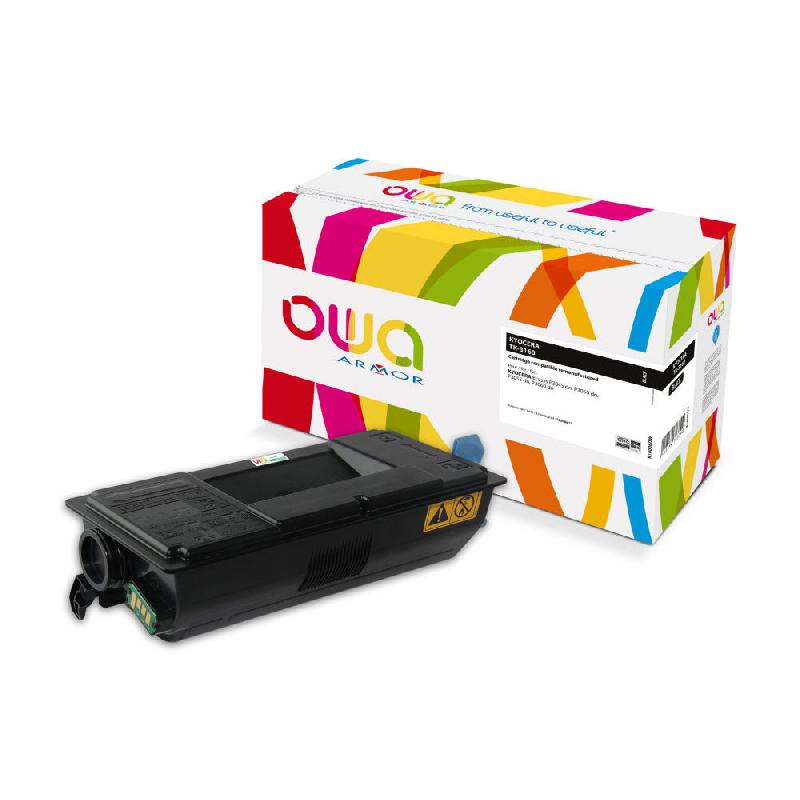 TONER REMANUFACTURE OWA COMPATIBLE KYOCERA TK-3160 - NOIR