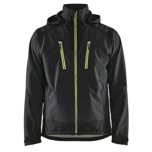 VESTE DE TRAVAIL BLAKLADER 4749 NOIR/JAUNE FLUO T. XS