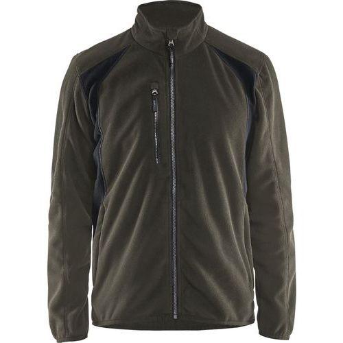 VESTE MICROPOLAIRE VERT OLIVE/NOIR TAILLE XS - BLAKLADER