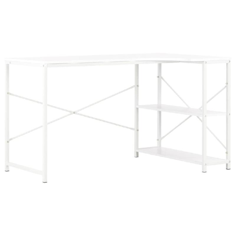 VidaXL Bureau d'ordinateur Blanc 120x72x70 cm Modèle Atlas Scandinave - blanc Bois manufacturé 20262_0