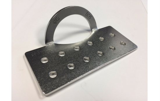 Ancrage bac V2 - dispositif de protection contre les chutes de hauteur en inox électropoli - conforme EN795 classe A_0