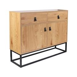 Buffet aspect bois et métal Abbott The Home Deco Factory - 3664944183419_0