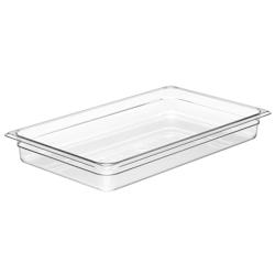 CAMBRO - 12CV1-335 - BAC COPOLYESTER GN 1/1 (32,5 x 53 cm) - profondeur 6.5 cm. (Camview BPA free) - Vente à l'unité - transparent plastique 12CV1-335_0