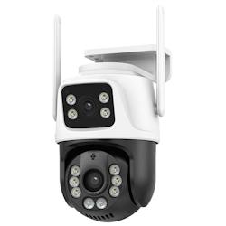 Camera IP WiFi 6MP Double Caméra Vision Nocturne Intercom Voix Bidirectionnelle YONIS - 3615616959207_0