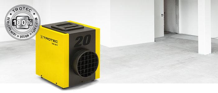 Chauffage électrique professionnel TEH 20 T - compact, performant et robuste pour usage mobile_0