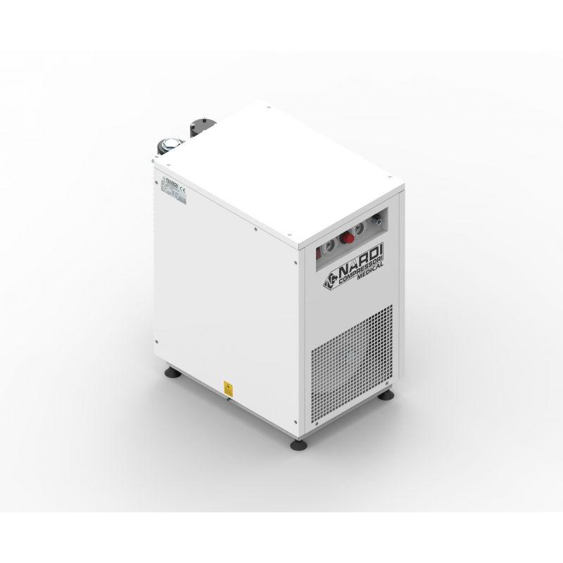 Compresseur dentaire série SD Extrême - 1,5 CV - cuve 30 litres - version insonorisée avec filtre dessiccateur_0