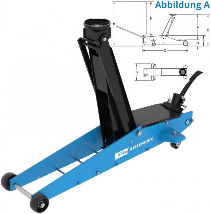 Cric rouleur 2 tonnes grh 2/800 hd - 3831_0