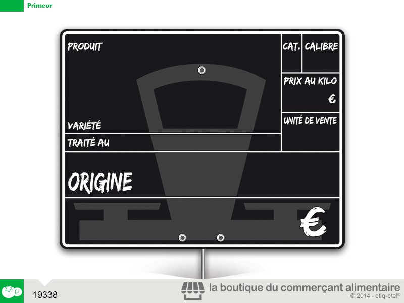 ETIQUETTES PRIX BALANCE