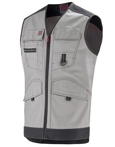 Gilet de travail trowel sans manches 9attup gris/noir t2 - LAFONT - la-9attup-887-2 - 691657_0