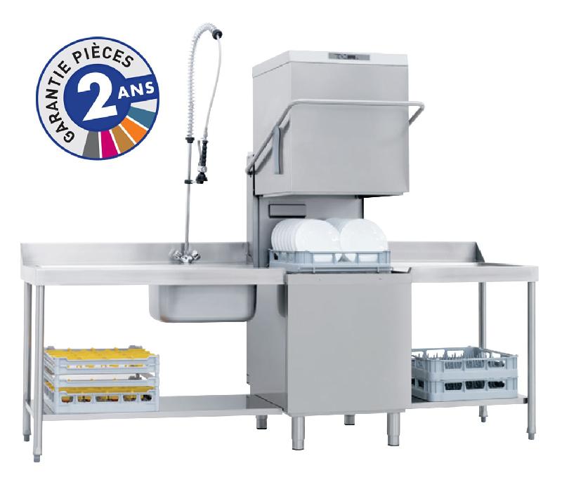 Lave-vaisselle à capot PRO811 COLGED - Gamme PROTECH - Pompe de rinçage et système DuoFlo_0