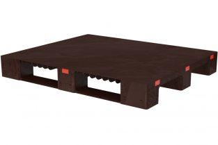 Palette en plastique Dolav MV 1000 DD - 1200x1000x150 mm - Version pleine ou ajourée, standard ou renforcée_0