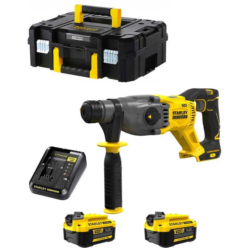 Perforateur SDS+ Stanley FATMAX 18V - Moteur Brushless - 2 Joules - 5500 Cps/min - Sans Batterie