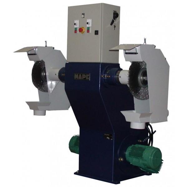Polisseuses industrielles Junior sur socle - 3 kW - 2 moteurs indépendants - 800 à 2400 tr/min_0