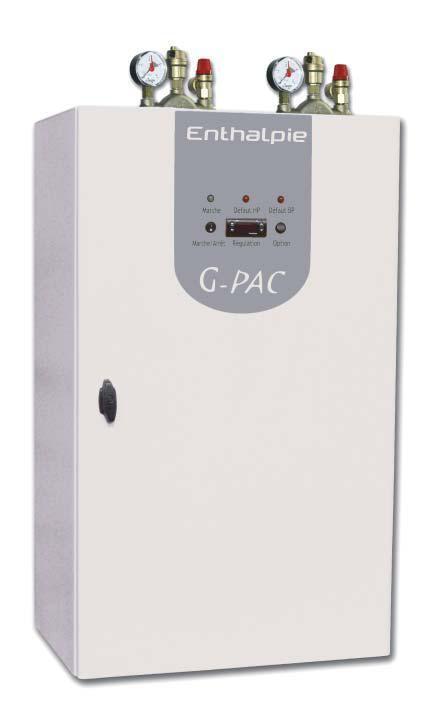 Pompe à chaleur eau/eau par sonde géothermique module g-pac_0