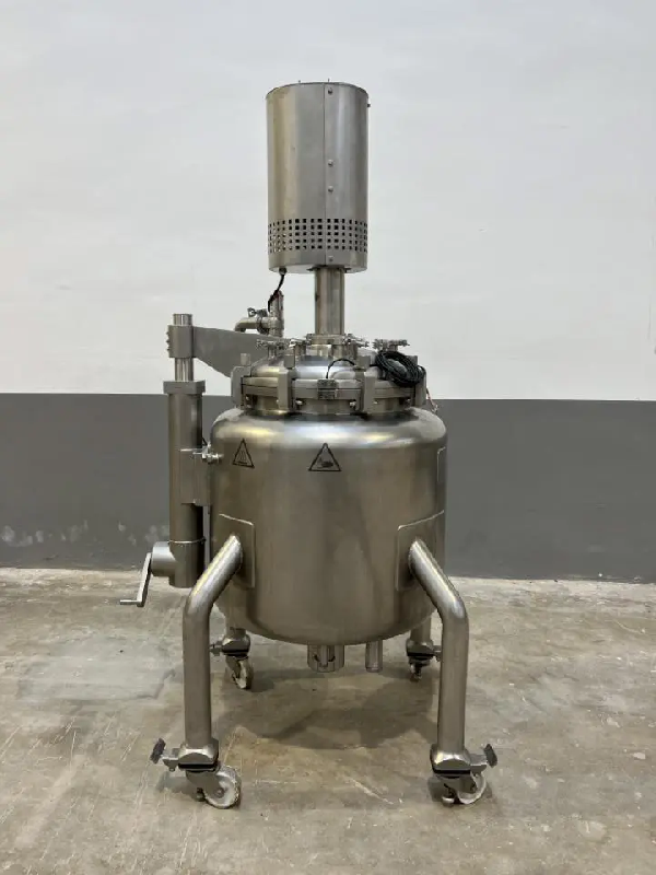 Réacteur technic inox 316l 125 litres avec enveloppe et agitation - référence                        :                         e13305_0