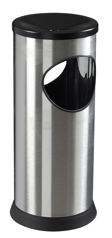 Réf. 58948 Kipso - Cendrier corbeille étouffoir Rossignol en inox brossé - Fabrication française_0