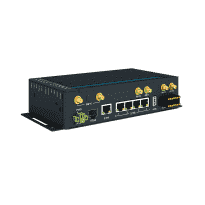 Routeur 5G NR industriel très haut débit - passerelle Edge GbE x4 PoE PSE+ SFP x2 SIM WiFi Bluetooth - Référence: ICR-4461W3S_0