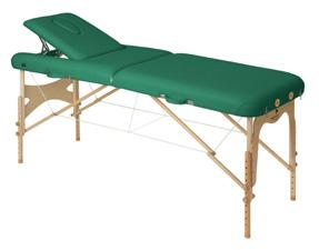 Table de massage pliante en bois - Luxe C-3609M63 - 70x186 cm - Réglable en hauteur avec dossier relevable_0