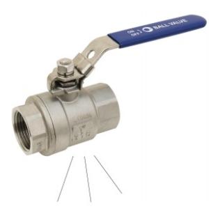 Vanne à sphère inox à décompression - passage intégral - femelle / femelle - réf : 1015DEC - utilisation air comprimé ou fluides compatibles_0