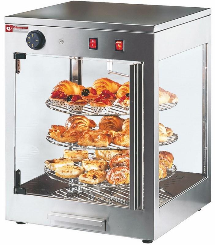 Vitrine chauffante rotative d 420 mm accessoires vitrines tournantes chauffantes - PIZZA/D42_0