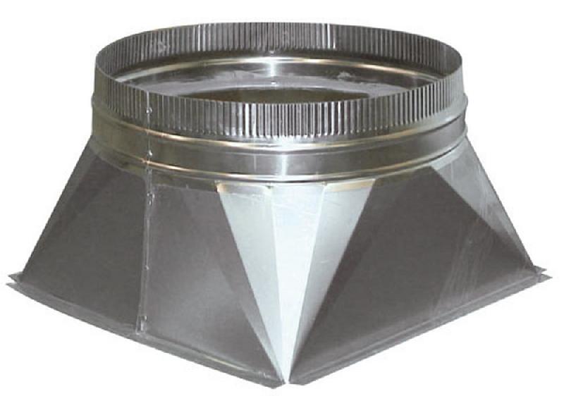 Accessoires pour hotte adaptateur carré en rond diamètre 450 - 7222.0545_0